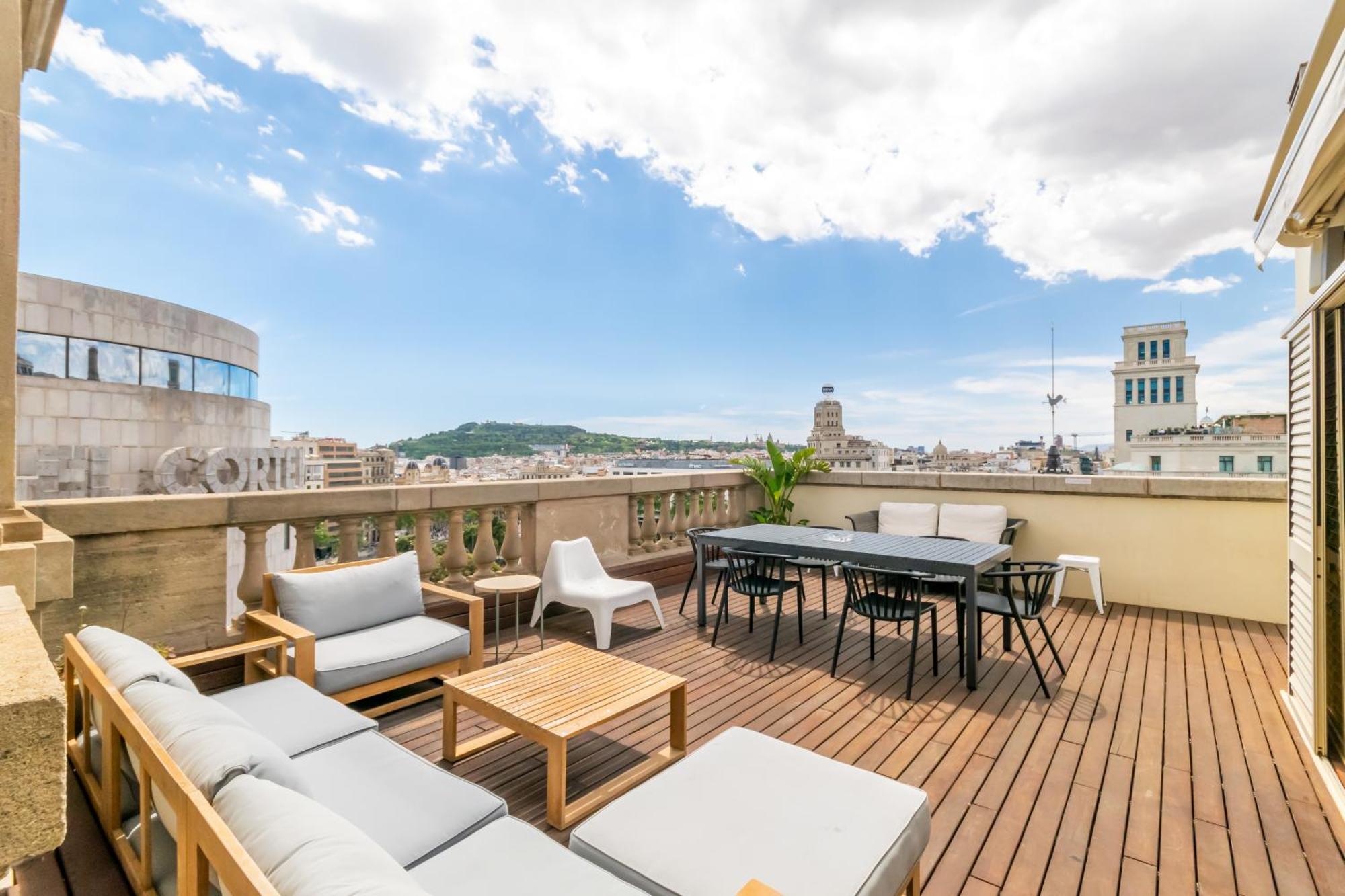 Unique Rentals - Placa Catalunya Central Apartments Барселона Экстерьер фото