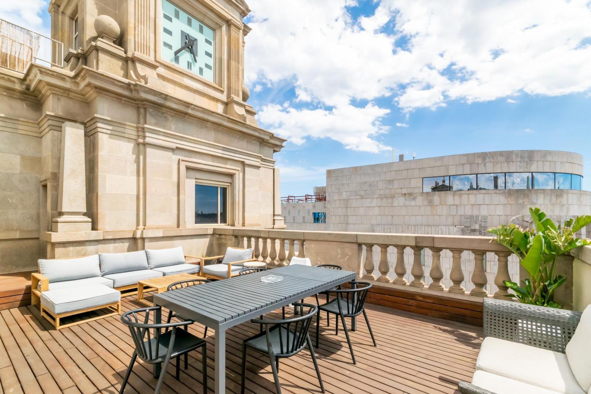 Unique Rentals - Placa Catalunya Central Apartments Барселона Экстерьер фото